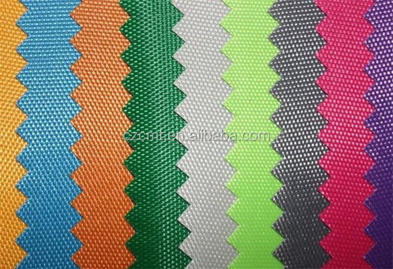 Tejido de nylon/poliamida de Oxford con recubrimiento de PU/PVC 210D/420D, resistente al agua y de larga duración