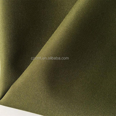 100% de nylon impermeable poliéster 1000D Tejido PU recubierto para bolsas Material duradero