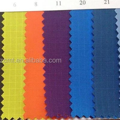 Tejido de nylon con revestimiento en PU flexible y duradero para zapatos 210D