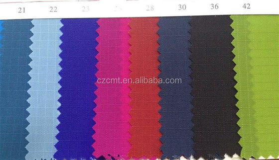 Tejido de nylon con revestimiento en PU flexible y duradero para zapatos 210D
