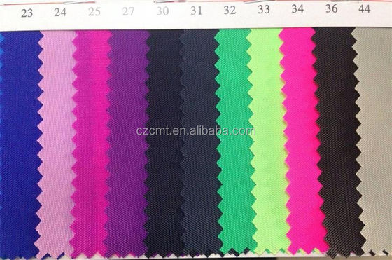 Tejido de nylon con revestimiento en PU flexible y duradero para zapatos 210D