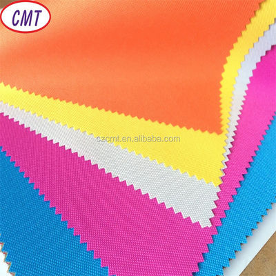 Tejido simple de poliéster impermeable 600Dx600D con recubrimiento de PU Cemento de Changzhou