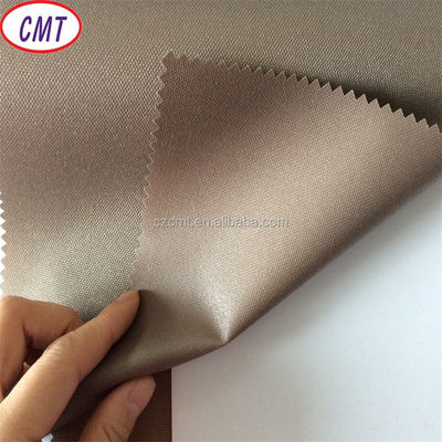 Tejido simple de poliéster impermeable 600Dx600D con recubrimiento de PU Cemento de Changzhou