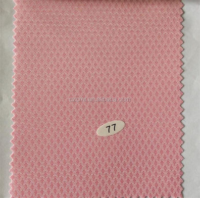 Barras de color rosa recubiertas de diamante Jacquard implícito 100% de poliéster Tejido de Oxford para artículos