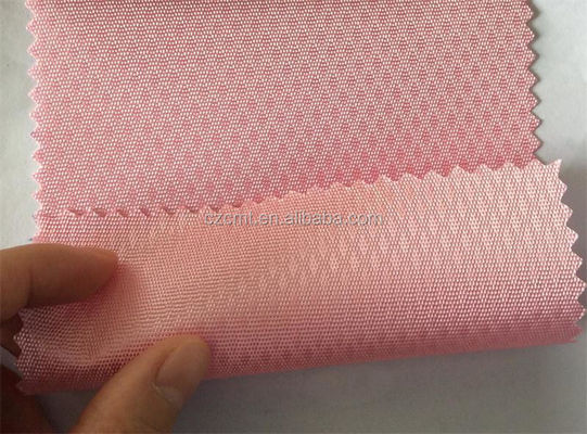 Barras de color rosa recubiertas de diamante Jacquard implícito 100% de poliéster Tejido de Oxford para artículos