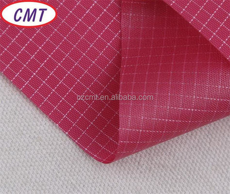200D PU Revestido de doble color Rejilla resistente al agua Tejido de nylon Oxford con color personalizado