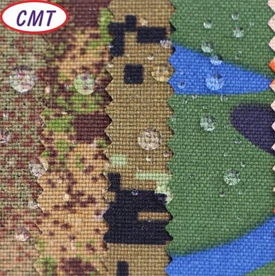 Tejido de cordura de peso medio impreso 500D 1000D en camuflaje de árbol real para equipo táctico