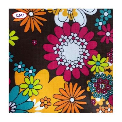 Tejido Oxford Impreso 100% Directo para el Hogar Tejido Flor Impreso Tejido 600D Antimold