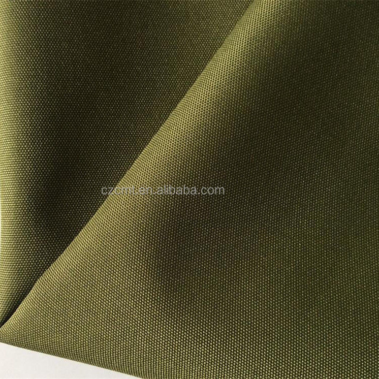 100% de nylon impermeable poliéster 1000D Tejido PU recubierto para bolsas Material duradero