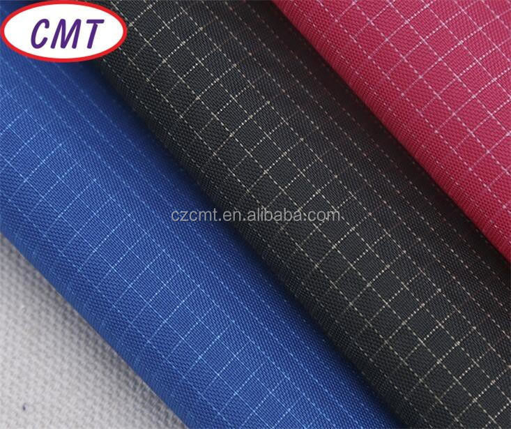 200D PU Revestido de doble color Rejilla resistente al agua Tejido de nylon Oxford con color personalizado